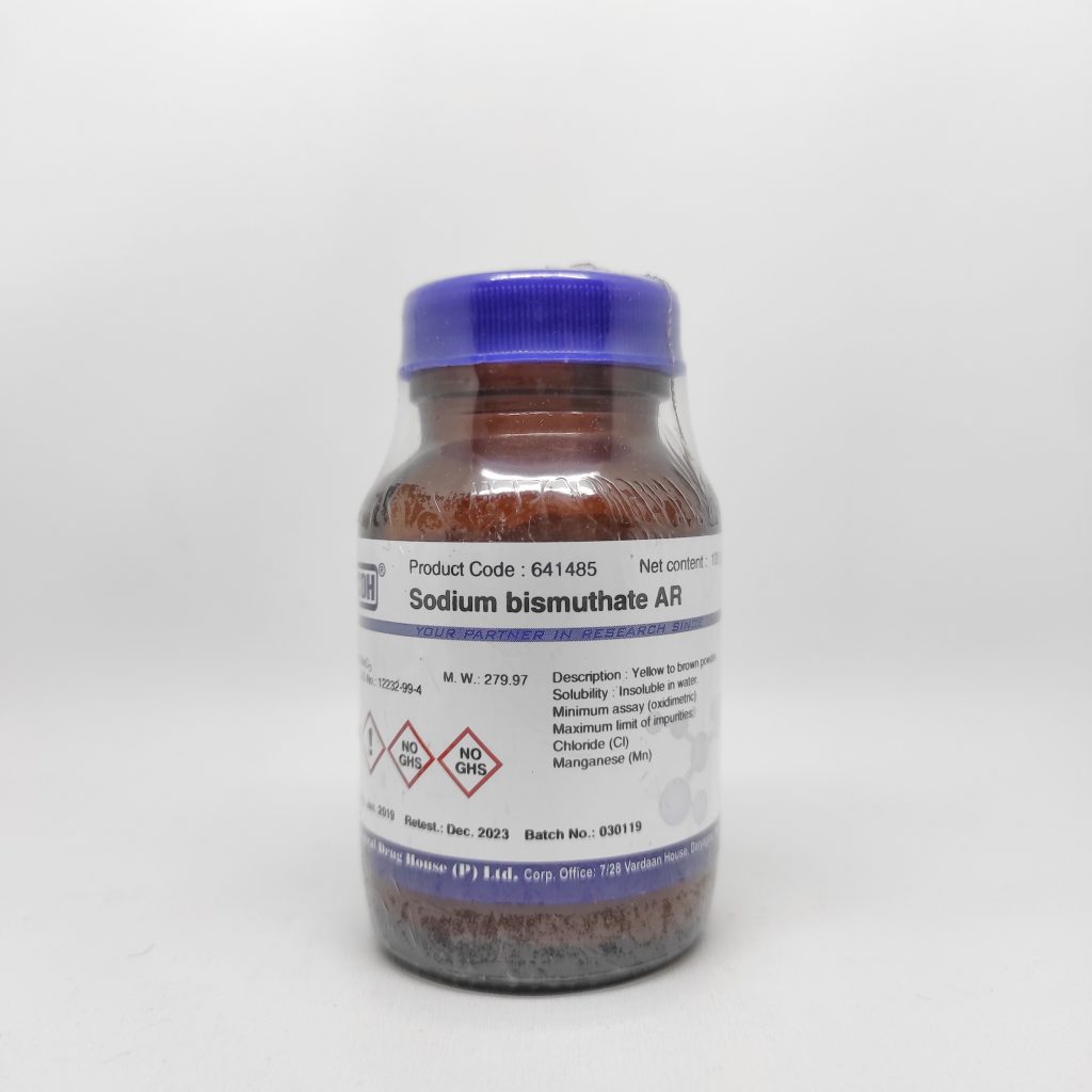 Sodium Bismuthate AR 100 Gram CDH PT DELTA PRIMALAB SAINTIFIK