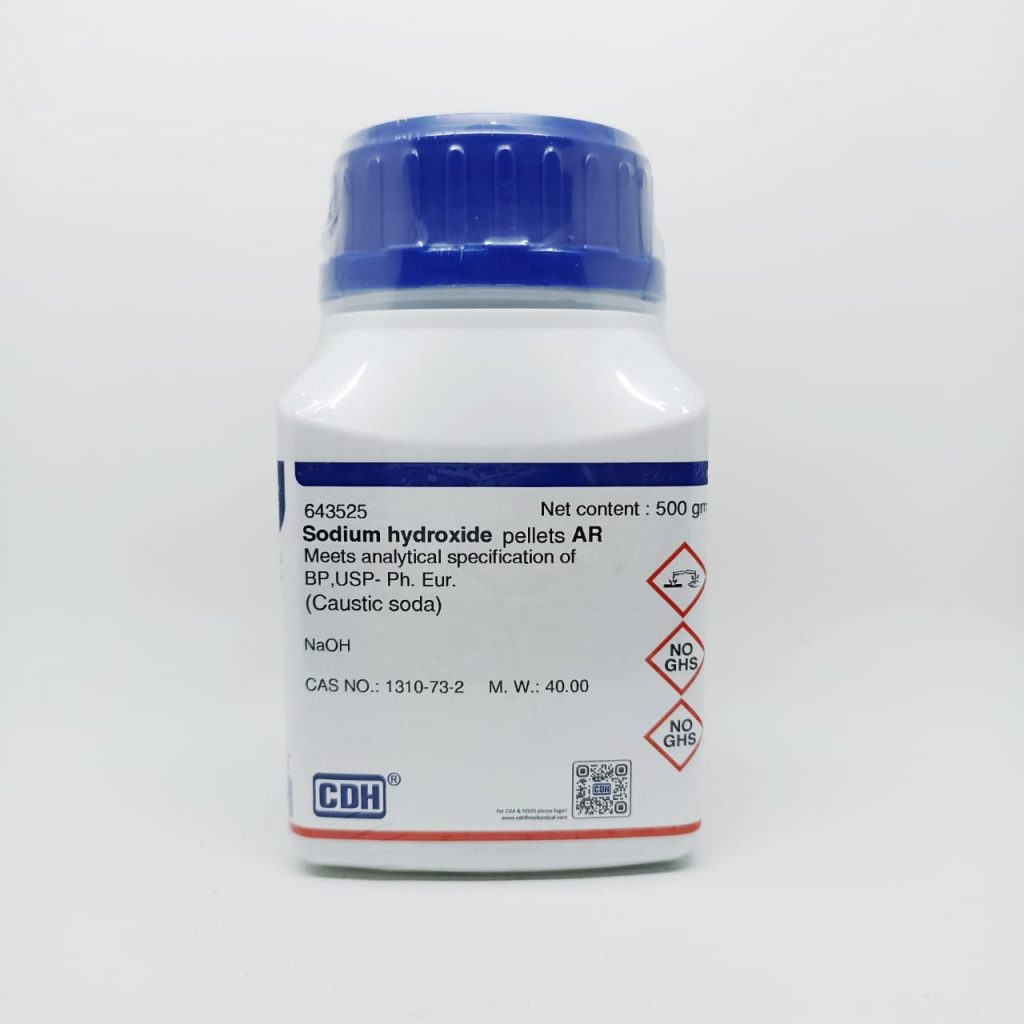 CDH Sodium Chloride AR 500 Gram CAS Number 7647145 Natrium Klorida