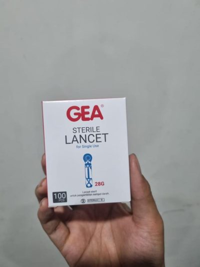 GEA Sterile Blood Lancet 28G isi 100 pcs